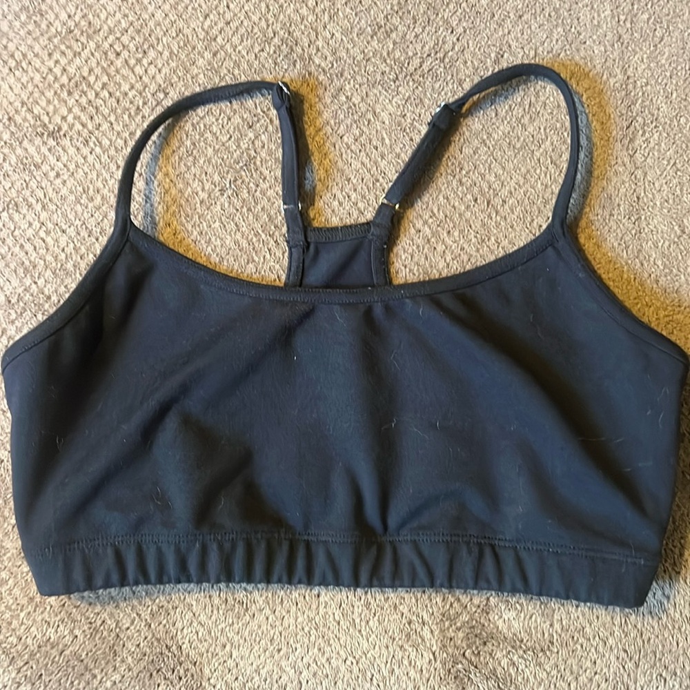 Bombshell black sports bra